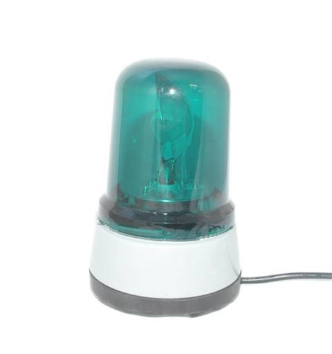 Rotating Beacon EHS 115vAC 4:GREEN 40w Bulb BA15d IP54 v=+/-10%